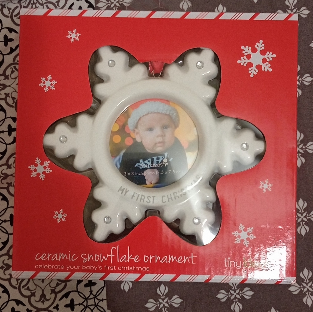 My first Christmas ornament